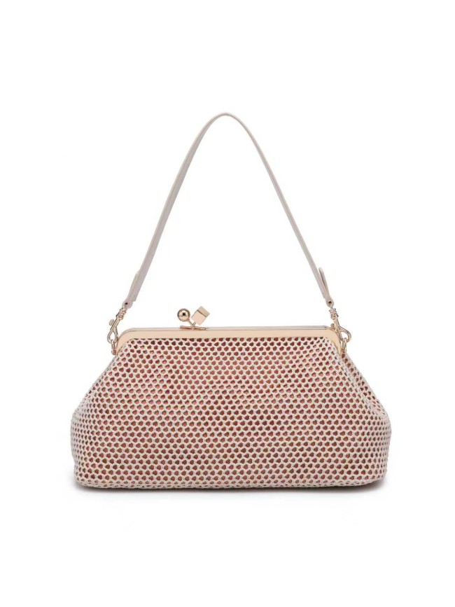 Textile pochette with shoulder strap...