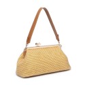 Textile pochette with shoulder strap - 52088