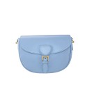 Leather shoulder bag with shoulder strap - CU29832