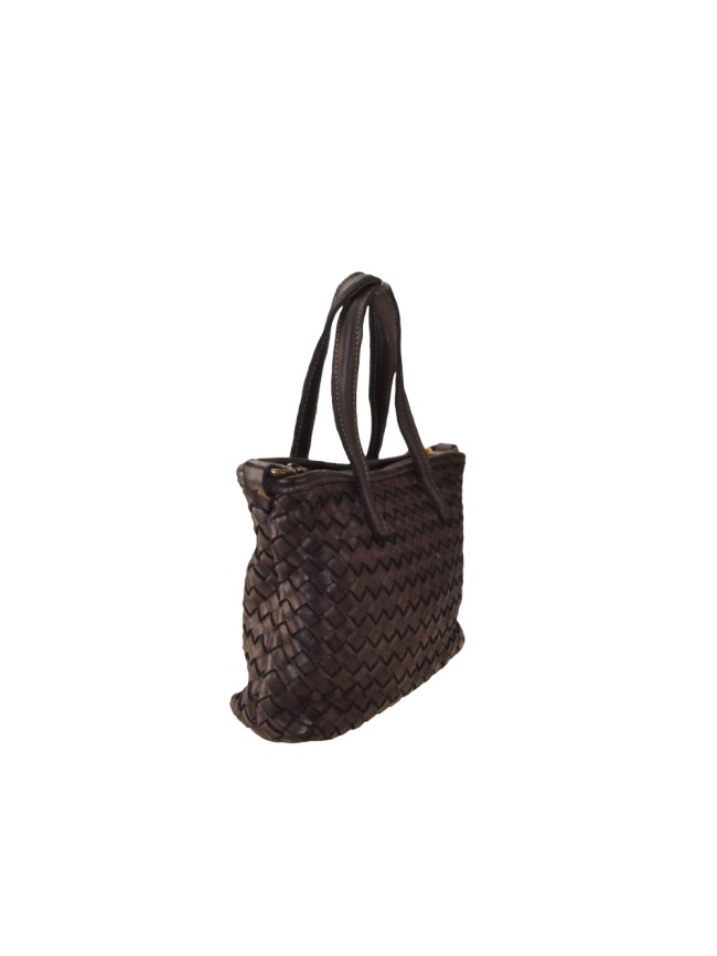 Borsa donna a mano in vera pelle...
