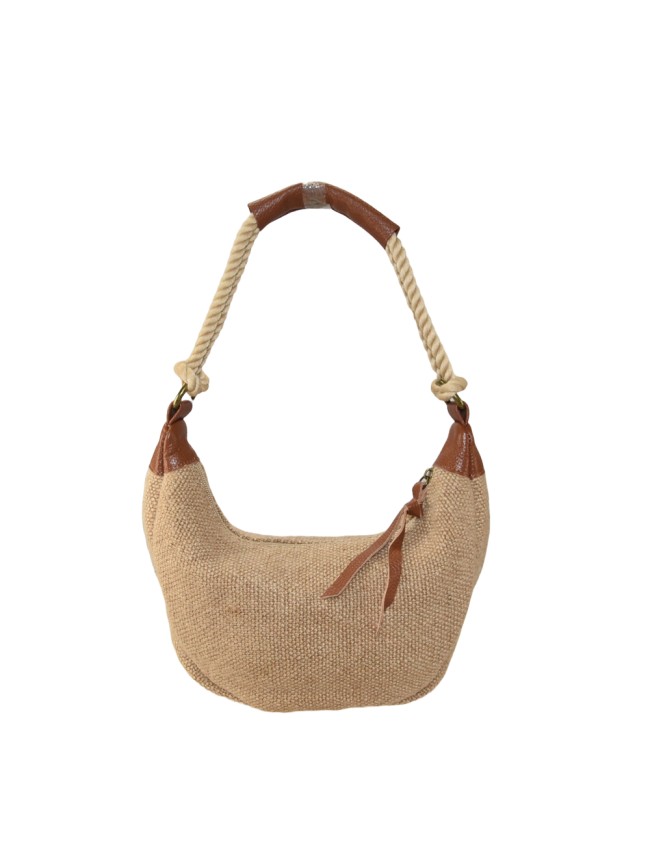 Borsa a spalla in kanvas con tracolla...