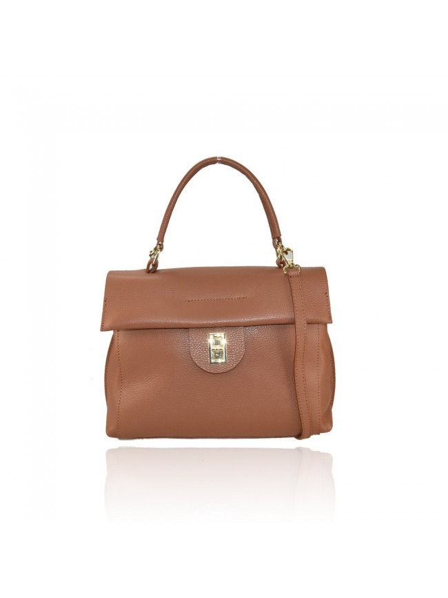 Hand leather bag with shoulder strap - KD37841