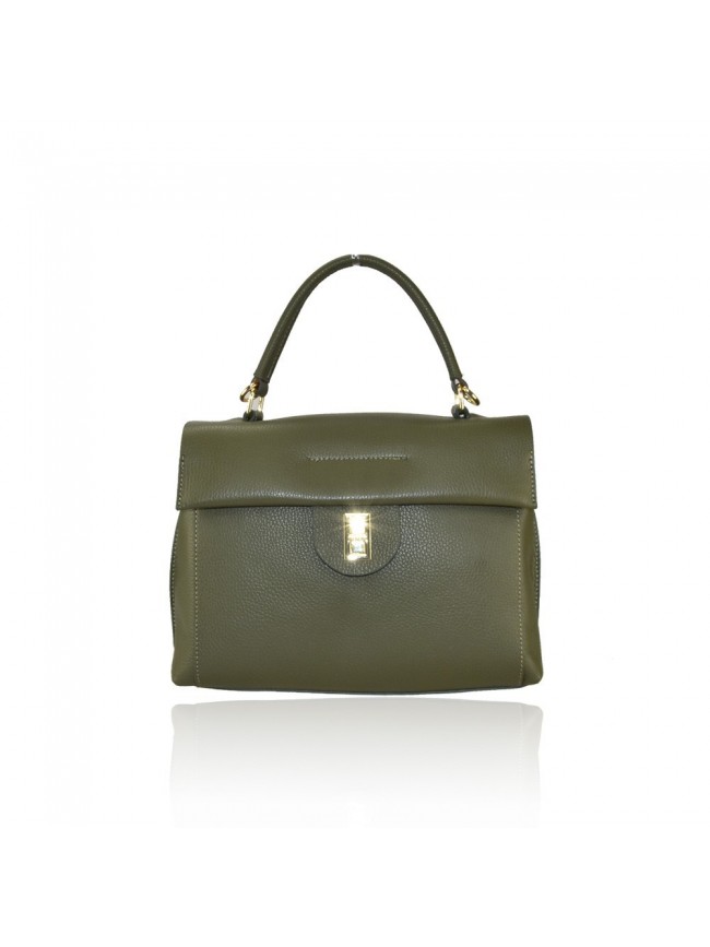 Borsa a mano  in pelle con tracolla -...