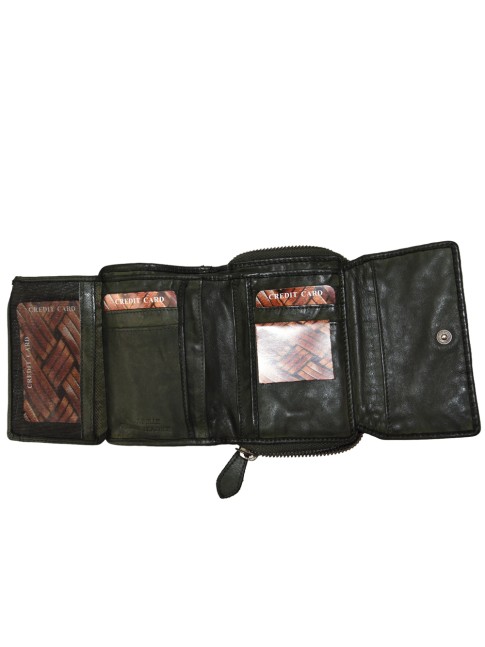 Woman washed woven leather... 2