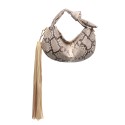 Woman synthetic leather shoulder bag - 52121