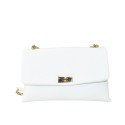 Borsa a spalla in pelle con tracolla a catena - SS29832