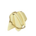 Borsa a spalla in pelle con tracolla a catena - SS29832