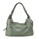 Woman washed woven leather bag - JG49854