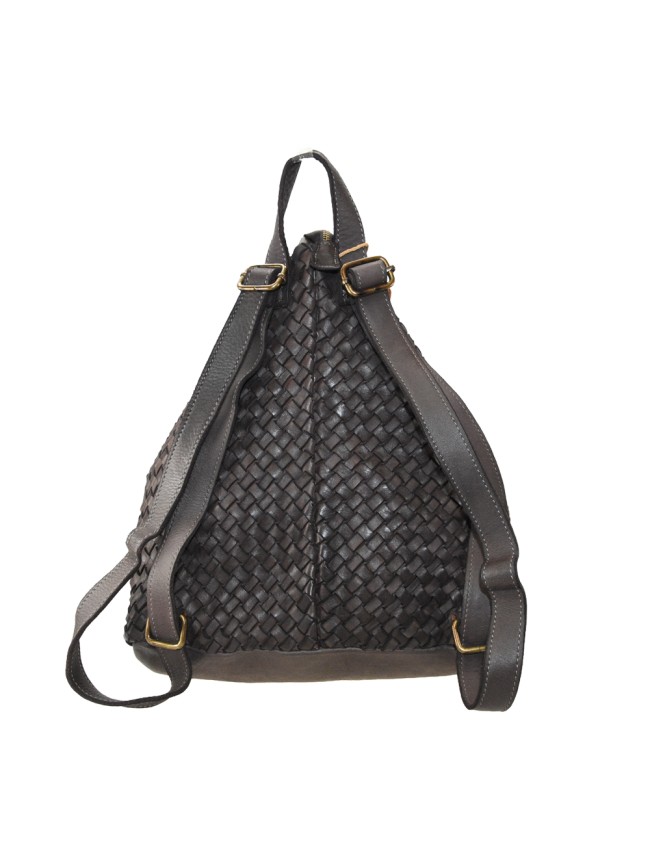 Backpack woven leather vintage - ZX53858