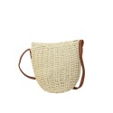 Borsa a spalla donna in raffia - 43011