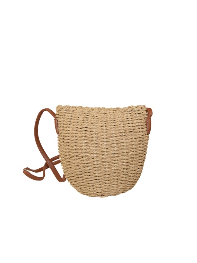 Borsa a spalla donna in raffia - 43011