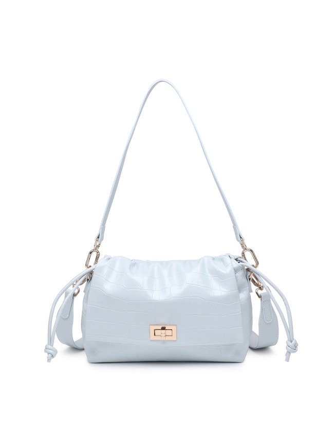 Woman synthetic leather shoulder bag...