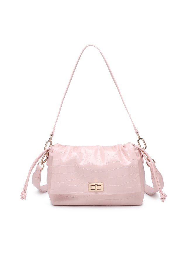 Woman synthetic leather shoulder bag...