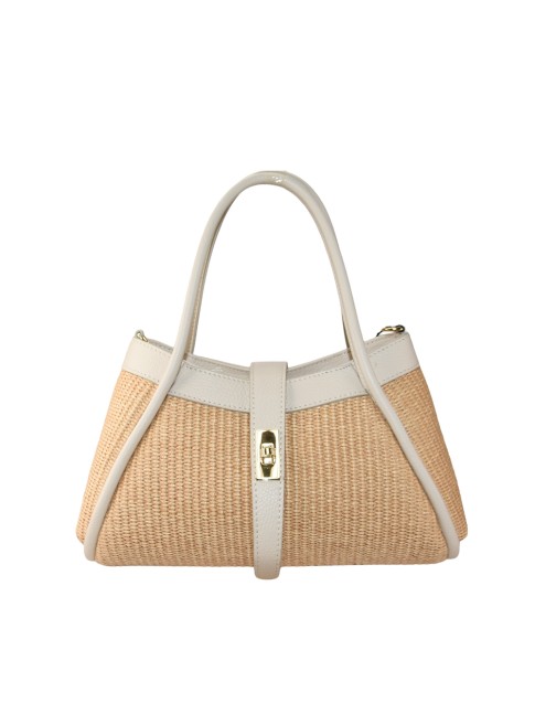 Borsa a mano in pelle e...