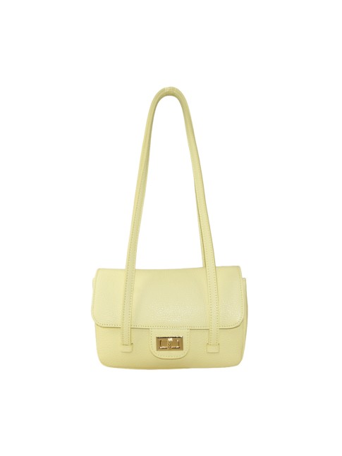 Leather shoulder bag with...