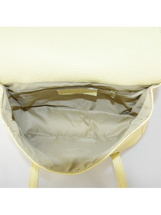 Leather shoulder bag with shoulder...