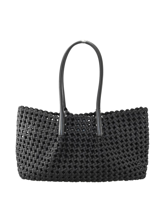 Borsa a spalla in pelle e micro fibra...