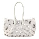 Borsa a spalla in pelle e micro fibra 100% made italy - NF68875