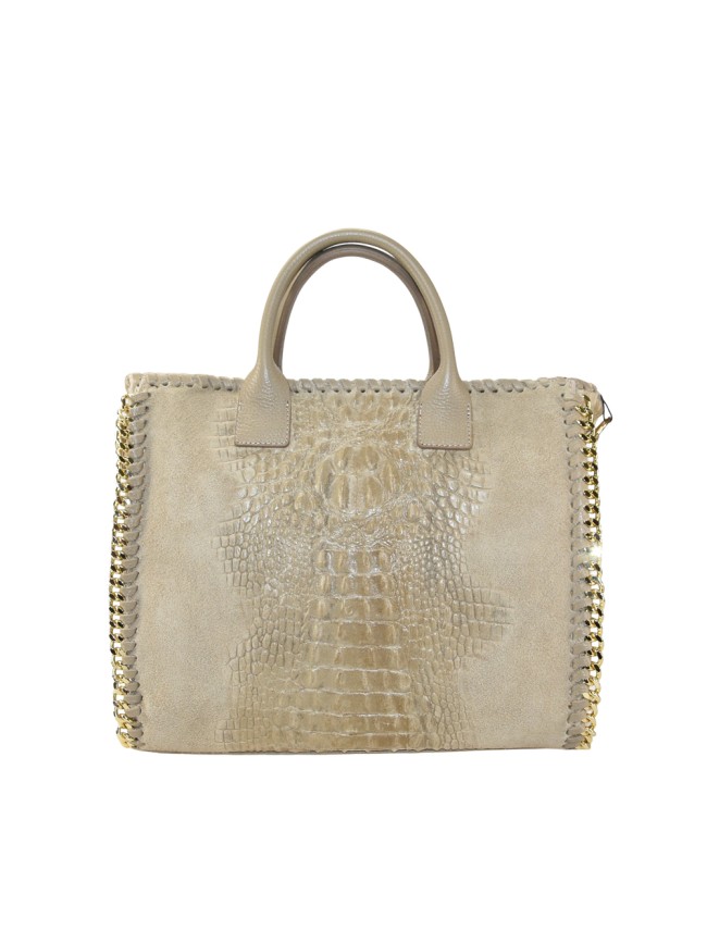 Borsa a spalla in pelle con tracolla...