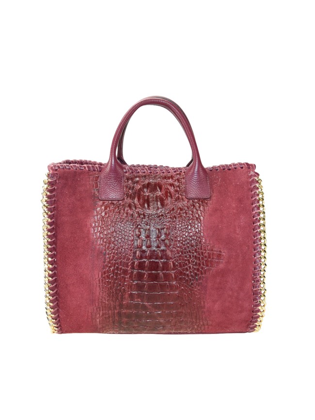 Borsa a spalla in pelle con tracolla...