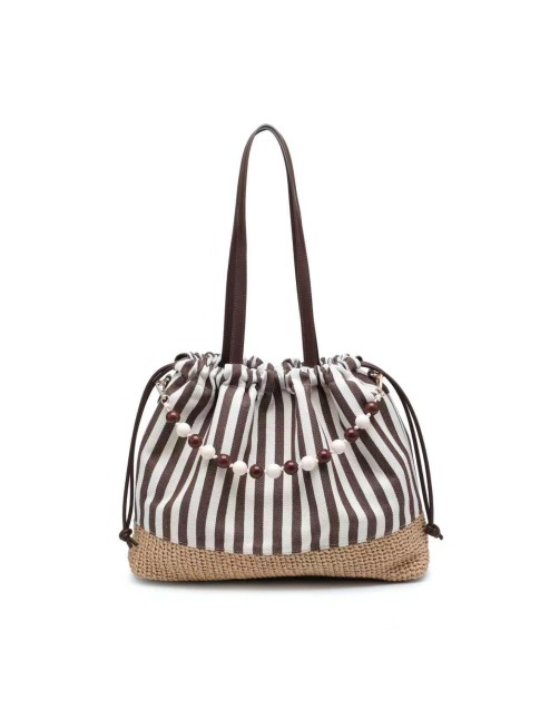 Woman textile shoulder bag...