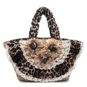 Woman straw beach bag - 80389