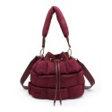Woman sythetic leather shoulder bag - 52145