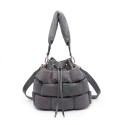Woman sythetic leather shoulder bag - 52145