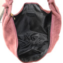 Borsa a spalla in pelle camoscio 100% made italy - CS33836