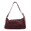 Borsa a spalla in pelle e camoscio 100% made italy - BJ37841