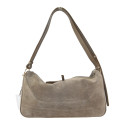 Borsa a spalla in pelle e camoscio 100% made italy - BJ37841