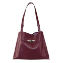 Borsa a spalla in pelle con tracolla - HK39843