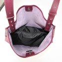 Leather shoulder bag with shoulder strap - HK39843