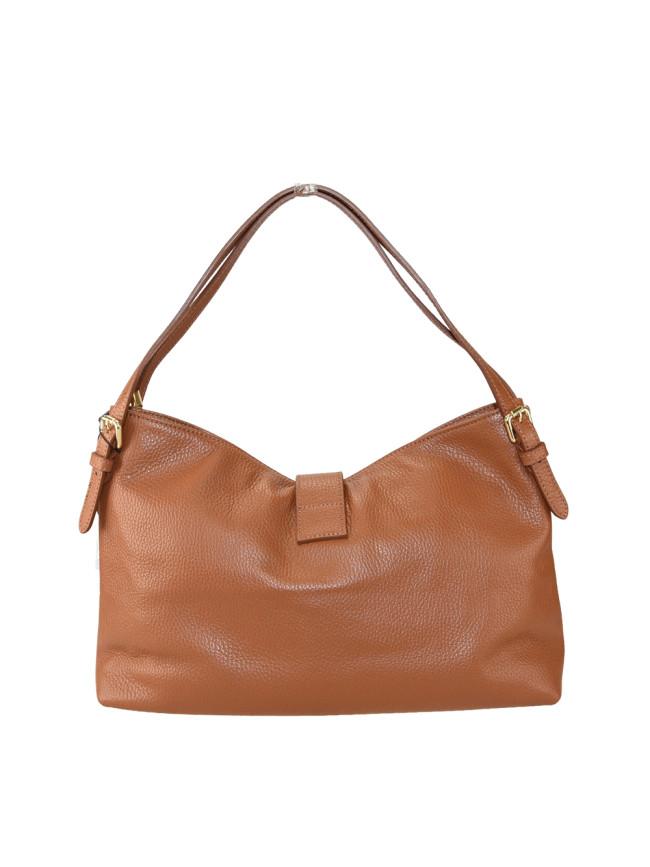 Borsa a spalla in pelle con tracolla...