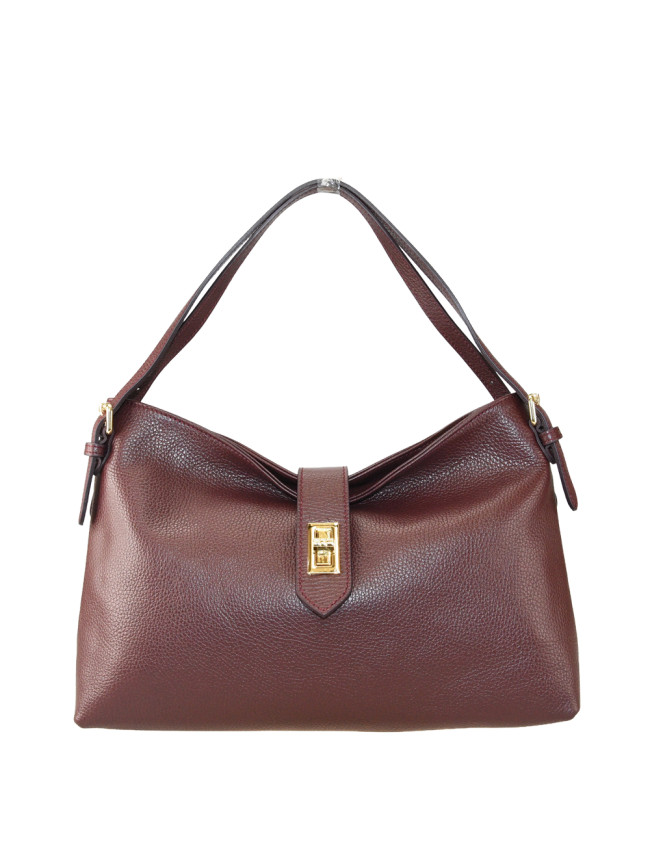 Borsa a spalla in pelle con tracolla...
