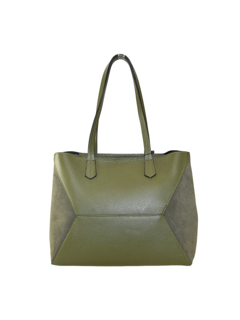 Borsa a spalla in pelle con...