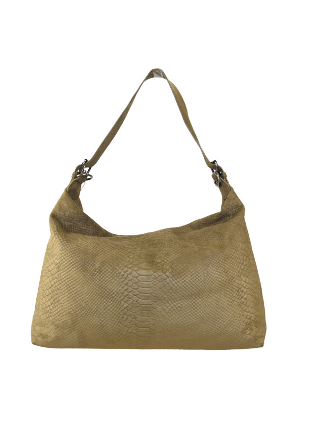 Woman synthetic leather shoulder bag...