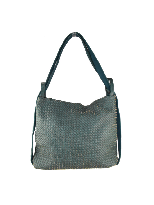 Convertible shoulder bag in backpack...