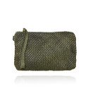 Pochette - busta in pelle effetto vintage - AY24826