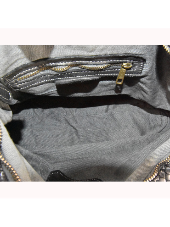 Woman washed leather bag - SY55861