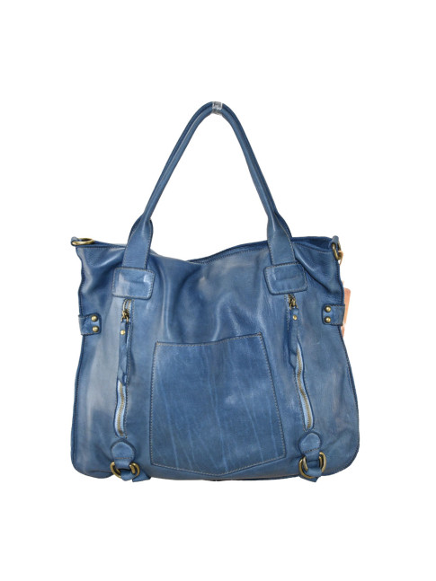 Woman vintage leather hand...