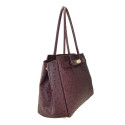 Stamp leather shoulder bag with shoulder strap - TZ39843
