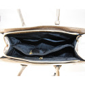 Stamp leather hand bag with shoulder strap - FM45850
