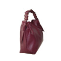 Leather shoulder bag with shoulder strap - AG39843