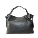 Leather shoulder bag with shoulder strap - AG39843