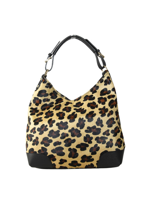 Borsa a spalla in pelle e...
