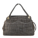 Stamp leather shoulder bag with shoulder strap - MX43847
