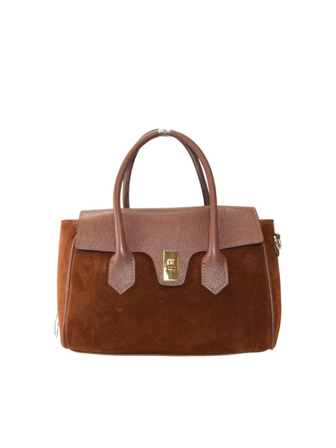 Woman leather hand bag 100%...