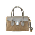 Woman leather hand bag 100% made italy - DU33836