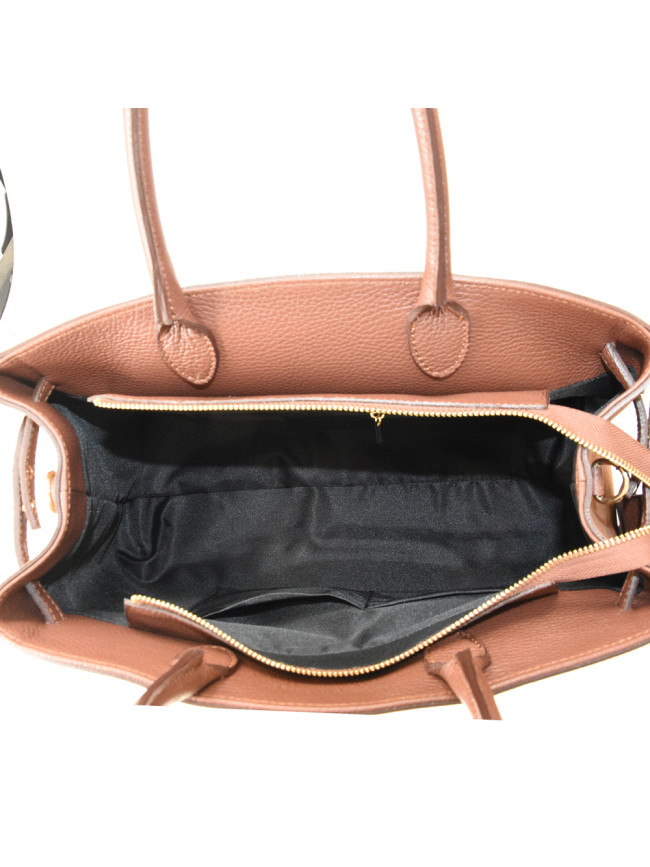 Woman leather shoulder bag 100% made...